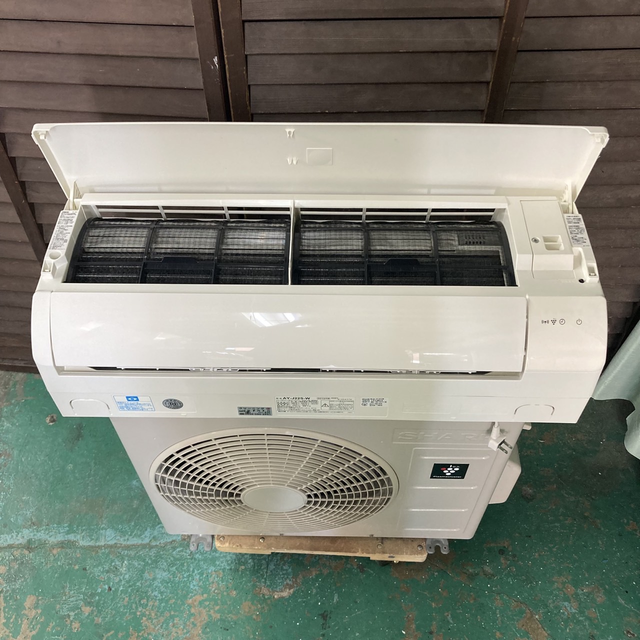 K06510 中古エアコン シャープ 2019年製 主に6畳用 冷房能力 2.2KW